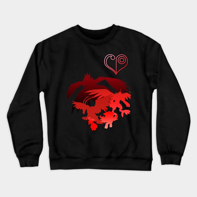 Crest of Love Crewneck Sweatshirt by joshgerald